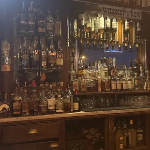 Whiskey selection