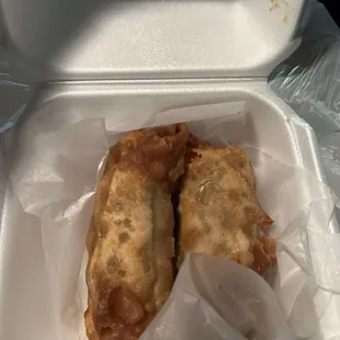 Yummy Jerk Shrimp Eggrolls