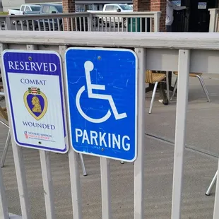Reserved Parking for Combat Wounded