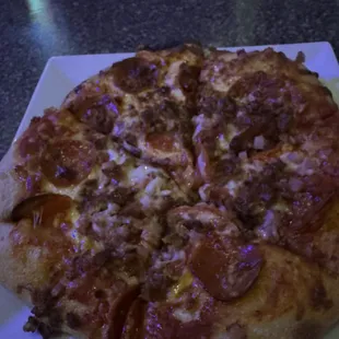 4 meat pizza