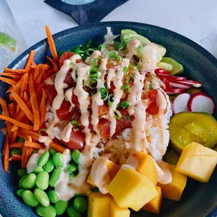 Tuna Poke Bowl - MUST GET. So fresh and flavorful!!