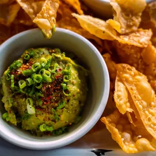 Yuzu Guacamole and Queso