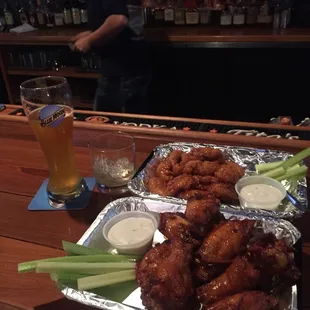 Whiskey Bob's is a great bar with a small food menu but some of the best and biggest wing's I've ever had!
