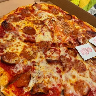 pizza, food