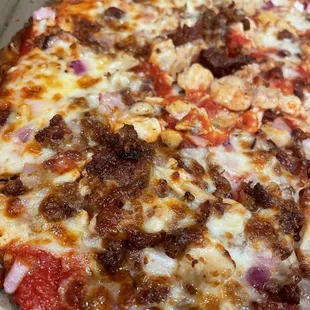 pizza, food