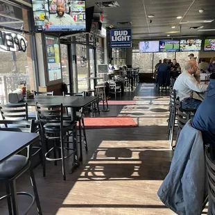 a man sitting at a bar