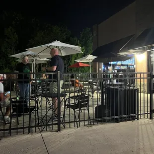 Outside patio