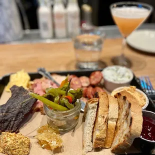 Charcuterie board (can't remember what they call it though)