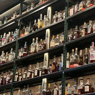 Whiskey selection