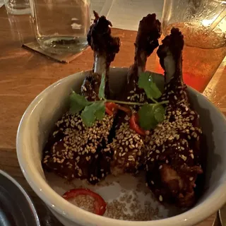 Chili BBQ Glazed Duck Wings