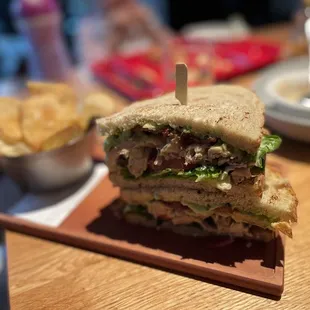 The Chicken &amp; Cheese melt was tasty.