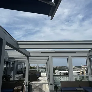outside