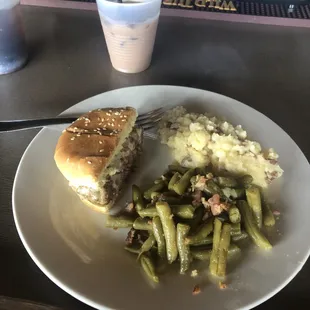 Burgers are so big I had to take half to go! Cooked to perfection!