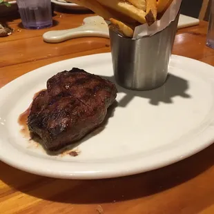 KC Strip Steak with Fries
