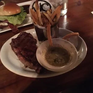 KC Strip &amp; French Fries