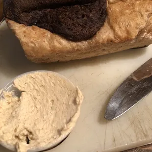 Honey Butter and warm bread.