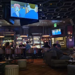 Inside bar with great old fashions