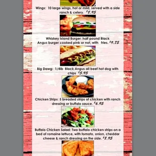 The New menu as of June 2015
