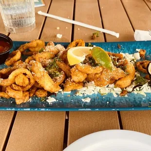 Calamari platter