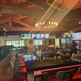 interior, sushi and sashimi