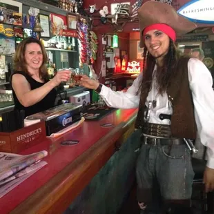 Arrrrr! And thank you to the magical folks at whiskey Lane! Land lovers and sea dogs alike will love the friendly environment.