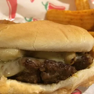 Mushroom Swiss Burger