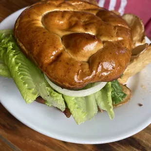 Pretzel Burger