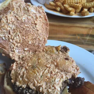 This is suppose to be sauerkraut with their signature sauce. Absolutely disgusting.