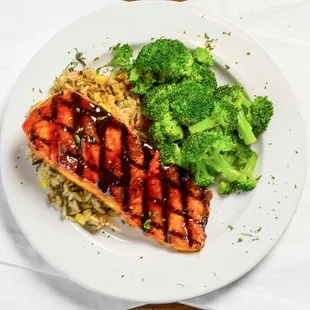 Bourbon Maple Salmon