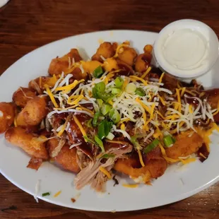 Loaded cheese curds