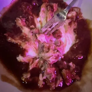 Crispy chicken mash potatoes bowl... chicken was not crispy