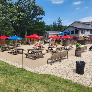 Large outdoor patio!