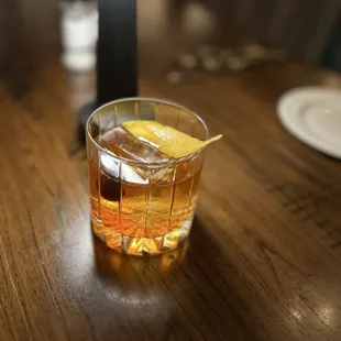 An Old Fashioned Whiskey.