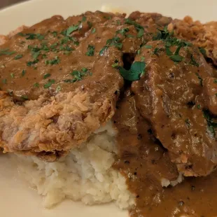 Fried Ribeye