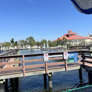 Great view of the river from where we were sitting.