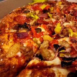a pizza in a box