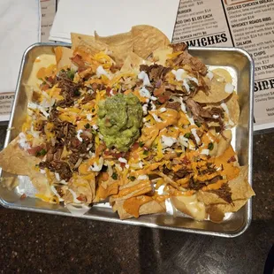 Nachos with beef