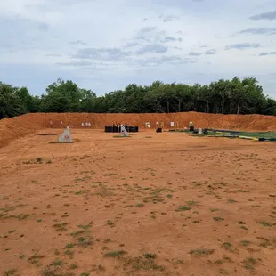 Range from setup fron the 100 yard line