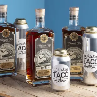 Single Barrel whiskey and carry out cocktails