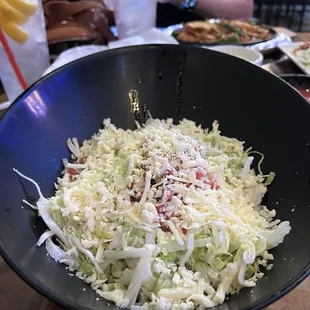 Steak burrito bowl.