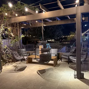 Outside patio.