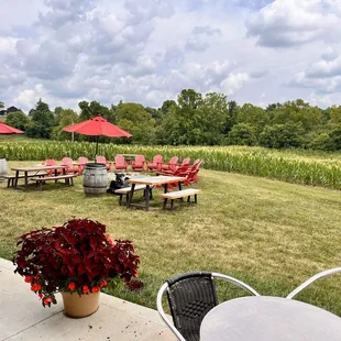 Outdoor seating. Pet friendly