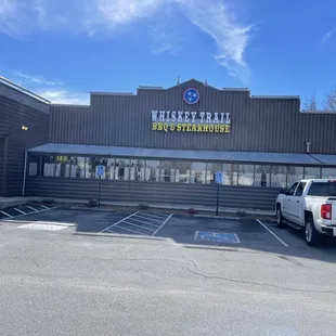 the front of the restaurant