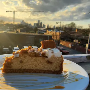 Biscoff Cheesecake at Whiskey Warehouse located in Plaza Midwood