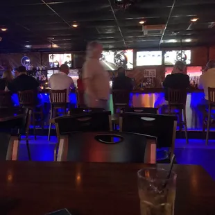 Bar full of regulars, careful they bite!