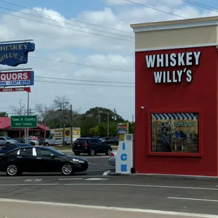Am I the only one bothered by the building showing "Whiskey Willy's", but the sign out front being "Whiskey Willie's"?