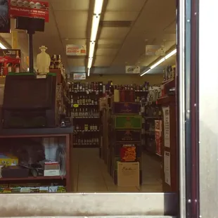 View from the drive-thru window. Especially handy since I'm still on crutches.