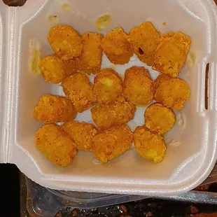 Yeah, that&apos;s their idea of an entire order of tots.