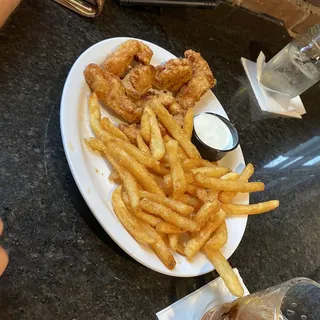 Southwestern Fried Chicken Tenders with Fries
