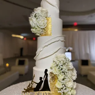 a wedding cake